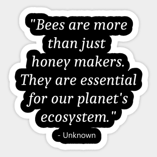 World Bee Day Sticker